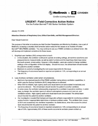 980 Urgent Field Corrective Action Notice Jan 2016