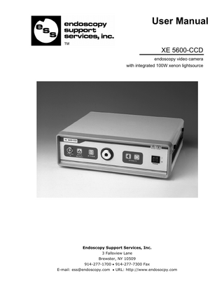 XE 5600-CCD User Manual Sept 1998