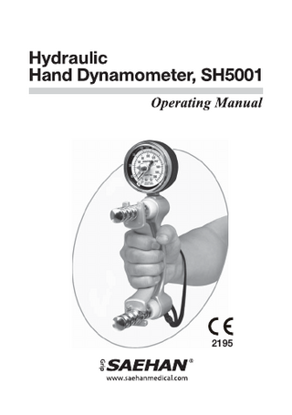 SH5001 Operating Manual