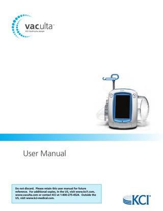 v.a.c ultra User Manual Rev D Sept 2013