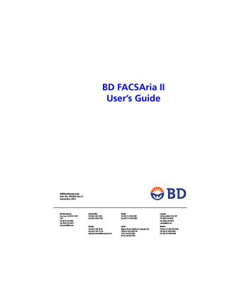 FACSAria II Users Guide Rev A Dec 2007