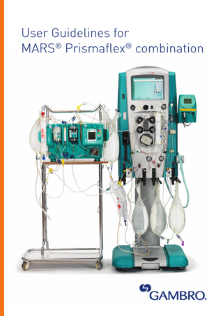 MARS Prismaflex combination User Guidelines V2.0 sw 5.XX