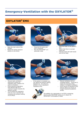 OXYLATOR EMX Quick Guide