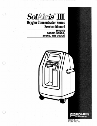 SolAiris-III 303xx series Service Manual Rev A
