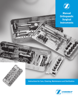 Manual Orthopaedic Surgical Instruments Rev 5