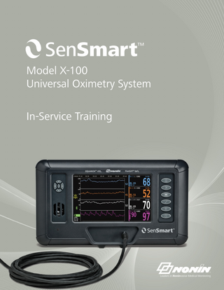 SenSmart Model X-100 In-Service Training Guide