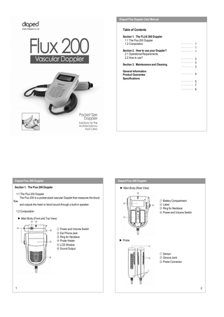 Flux 200 User Manual