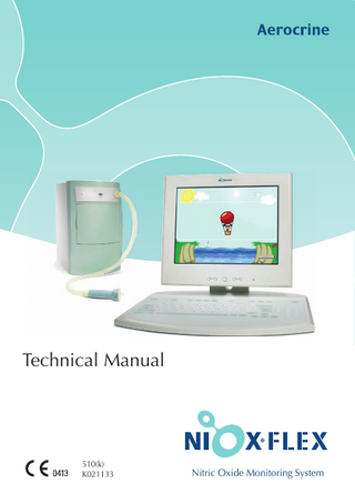 NIOX FLEX Technical Manual sw ver 3.0.X Sept 2007