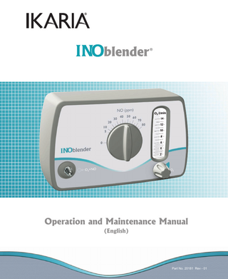 INOblender Operation and Maintenance Manual Rev 01 Feb 2010